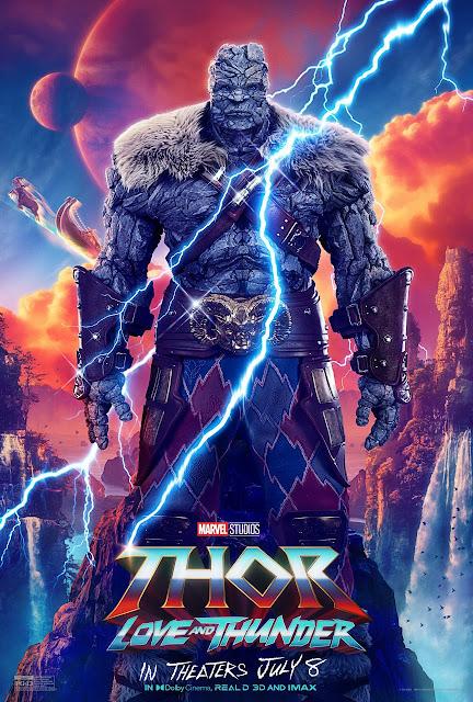 Affiches personnages US pour Thor : Love and Thunder de Taika Waititi