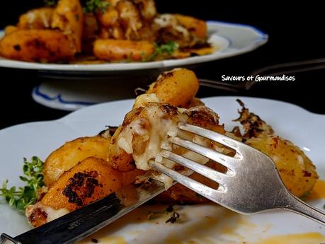 Pommes de terre Grenaille sautées au fromage.