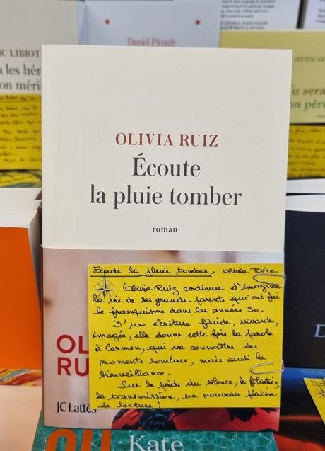 Écoute la pluie tomber