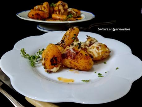 Pommes de terre Grenaille sautées au fromage.