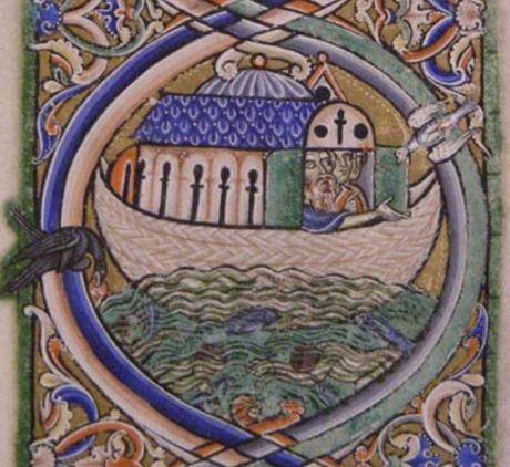1150–80 Winchester Bible fol 5r Cathedrale de Winchester B1