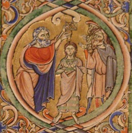 1150–80 Winchester Bible fol 5r Cathedrale de Winchester A2