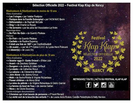 Sélection du film La Sieste au festival Klapklap de Nancy