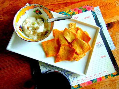 Trempette végétale au yogourt et feta