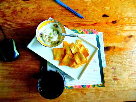 Trempette végétale au yogourt et feta