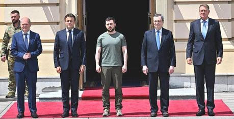 Kiev le 16 juin 2022 : une journée d’unité européenne historique ! Kiev le 16 juin 2022 : une journée d’unité européenne historique !