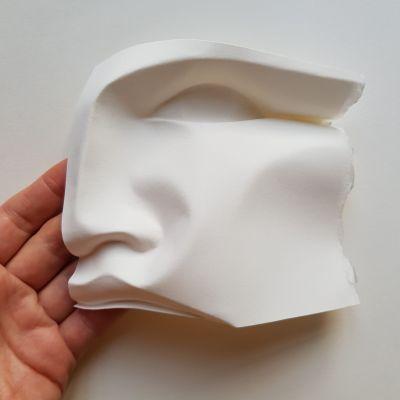 Sculptures papier sensuelles de Polly Verity