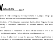 Galerie Matignon nouveau réalisme Jacques Villeglé.