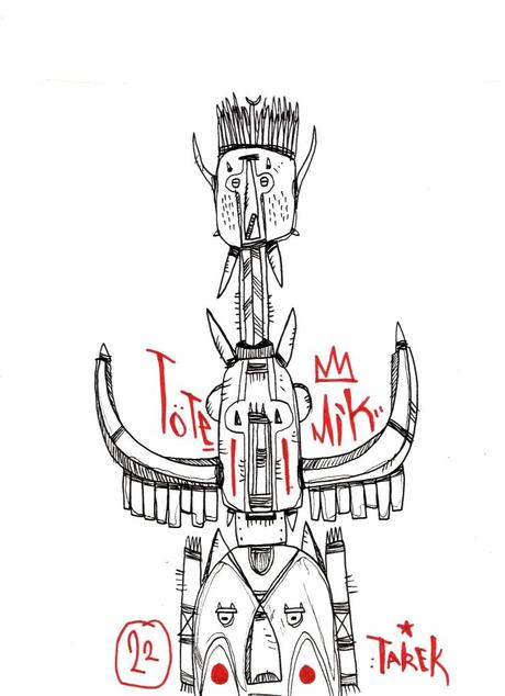 Dessins réalisés pour la Galerie Philippe Gelot