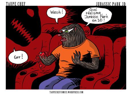 De Jurassic Park à Jurassic World : dessins et parodies