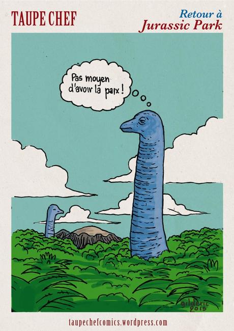 De Jurassic Park à Jurassic World : dessins et parodies