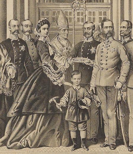 12. 12. 1864 - Schlußsteinlegung der Rudolfstiftung im Rudolfspital / Pose solennelle de la dernière pierre de la Fondation Rudolf à l'hôpital Rudolf 12. 12. 1864 - Schlußsteinlegung der Rudolfstiftung im Rudolfspital / Pose solennelle de la dernière pierre de la Fondation Rudolf à l'hôpital Rudolf