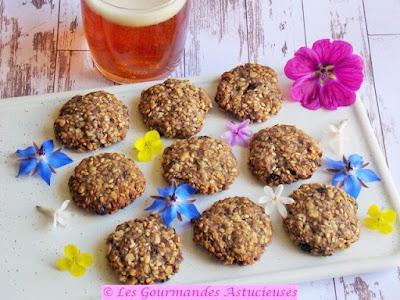 Biscuits apéritifs olives-basilic (Vegan)