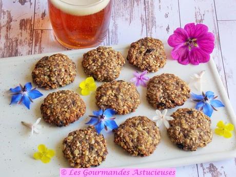 Biscuits apéritifs olives-basilic (Vegan)