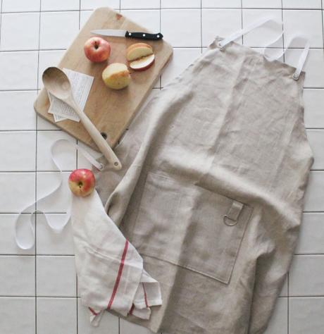 Comment : Coudre un tablier en lin simple