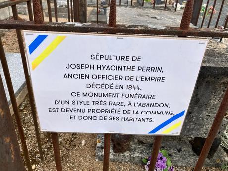 Fondation du Patrimoine : La tombe d’un officier napoléonien à Selles- sur- cher.