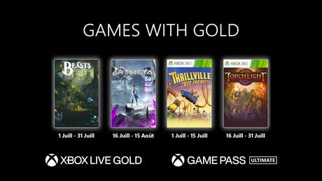 Les nouveaux Games With Gold de Juillet 2022 !