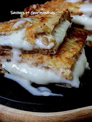 Mozzarella in carrozza. Mozzarella en sandwich.