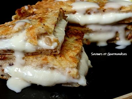 Mozzarella in carrozza. Mozzarella en sandwich.