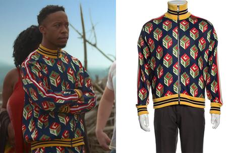 SNOWFLAKE MOUNTAIN : Solomon’s print jacket in S1E1