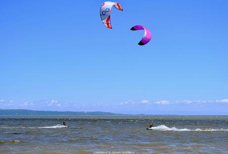 Encore quelques photos de kitesurf à Baie-Saint-Paul…