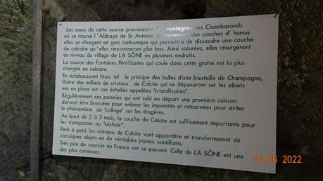 La France - Fontaine pétrifiante de Sône