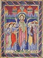 Thomas l'incrédule (miniature du XIIe siècle)