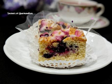 Barres crumble glacées aux myrtilles (recette très simple). Barres crumble glacées aux myrtilles (recette très simple).