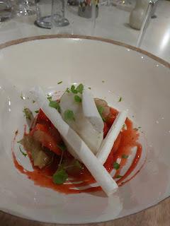 Repas étoilé au restaurant les Rosiers à Biarritz (64)