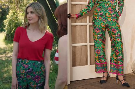 ICI TOUT COMMENCE : le pantalon fleuri de Constance dans l’épisode 436