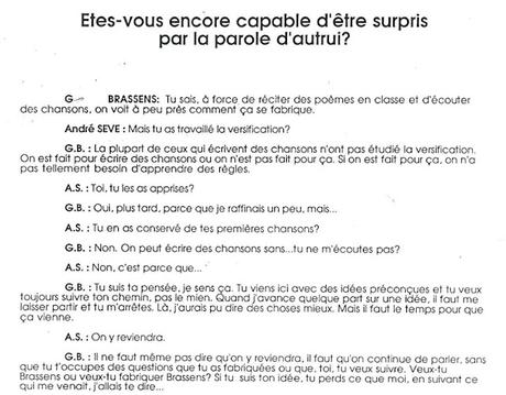 Etre ouvert sans projection