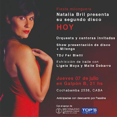Natalia Bril chantera ce soir à la réinauguration de Galpón B [à l’affiche]