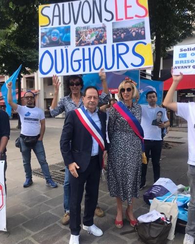 Aux côtés des Ouïghours ouighours,jean luc romero michel,chine,paris