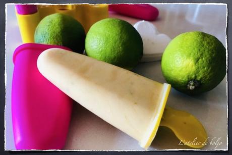 Glace au citron sans sorbetière (popsicles)