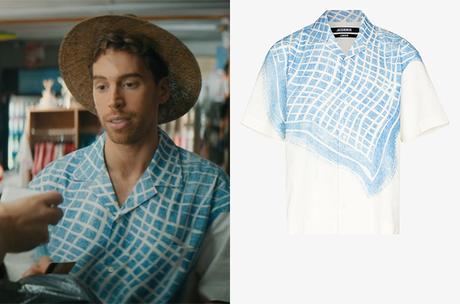 THE LAKE : Justin’s Tablecloth Print Shirt in S1E01