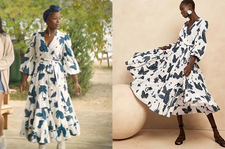 THE LAKE : Teesa’s butterflies print dress in S1E05