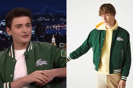 The Tonight Show Starring Jimmy Fallon : Noah Schnapp’s green jacket The Tonight Show Starring Jimmy Fallon : Noah Schnapp’s green jacket
