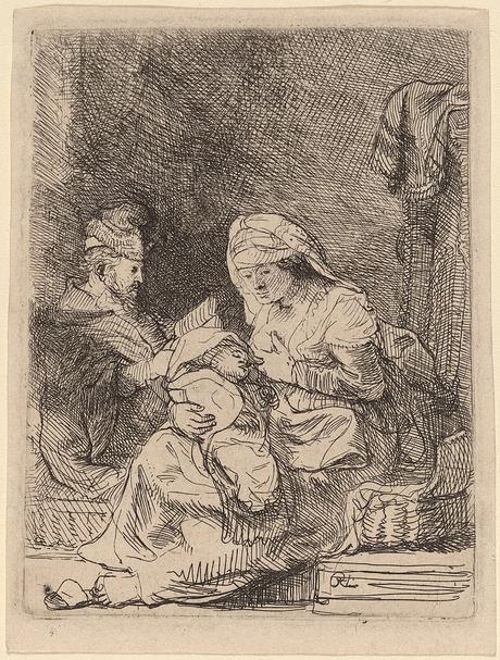 1632 Rembrandt_van_Rijn,_The_Holy_Family NGA