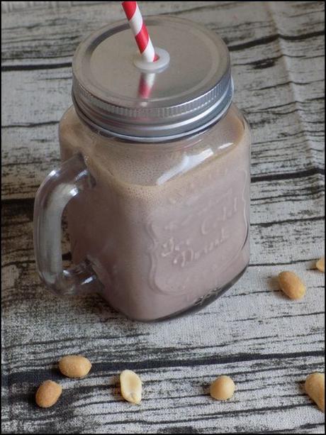 Milk shake chocolat et beurre de cacahuètes