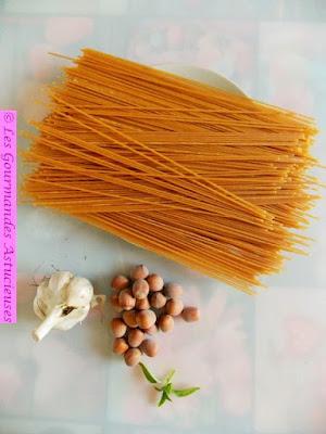 Spaghettis à l'ail éléphant (Vegan) Spaghettis à l'ail éléphant (Vegan)