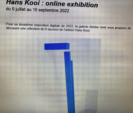 Galerie Denise René « Group show été »