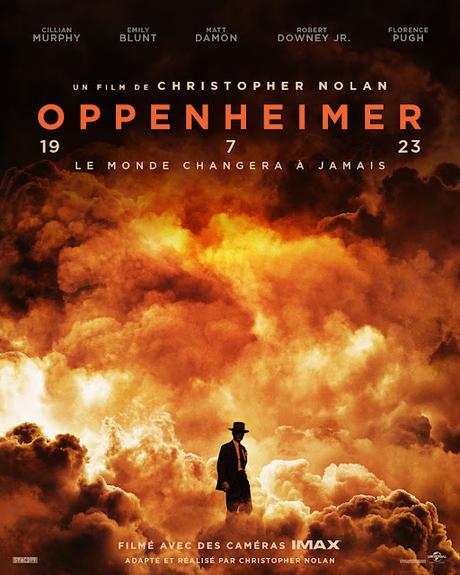Affiche teaser FR pour Oppenheimer de Christopher Nolan