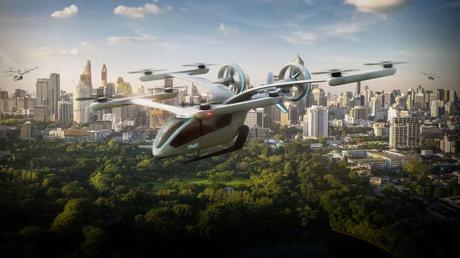 Eve rend eVTOL en vol