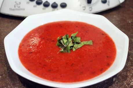 Recette du jour : Soupe de fraise à la menthe