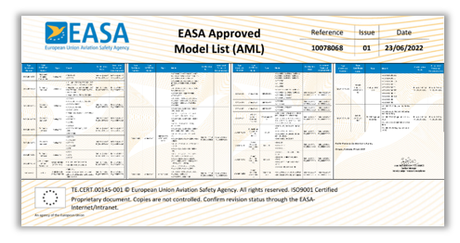 Corso Magenta approuvé par l’EASA Corso Magenta approuvé par l’EASA