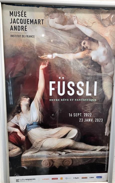 Musée Jacquemart André – « FUSSLI » – « Entre rêve et fantastique » 16 Septembre au 23 Janvier 2023.