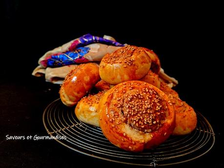 Brioches au Tahini et au Sésame.