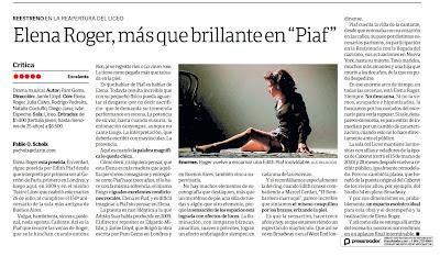 En Piaf, Elena Roger fait un tabac à Buenos Aires [à l’affiche]