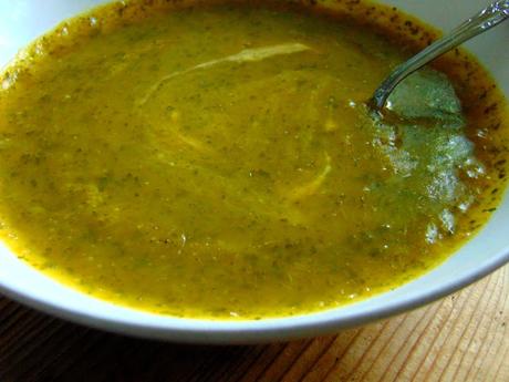 Soupe à la coriandre Soupe à la coriandre