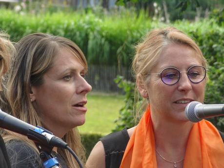 Cathy Le Goff et Sunny Soul Gospel au Char à bancs à Plélo,le 27 juillet 2022